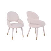 137611- Dining Chair, Set Of 2 in Beige