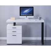 2196-Office Desk in White