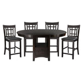 Junipero Collection 5pc Counter Heigh Dining set 2423-36