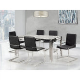Porfirio 7 pc Glass Dining Set 3645 - Mazin