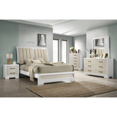 40922-Queen 8PC Bedroom Set in White
