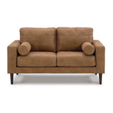 Ashley Telora Loveseat In Caramel | Mai Furniture