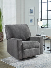 Ashley Rannis Rocker Recliner in Grey 5360225C | Mai Furniture