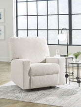 Ashley Rannis Rocker Recliner in Snow 5360325C | Mai Furniture