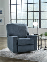 Ashley Rannis Rocker Recliner in Navy 5360425C | Mai Furniture