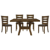 Darla 5 pc Brown Dining Set 5712 - Mazin