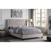 Briar Upholstered Platform Bed 5832BE Mazin