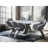 London 7 pc Dining Set 5922 - Mazin