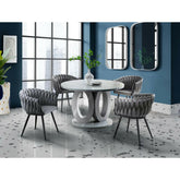 Skye Dining Set 5934 in Grey
