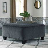 Ashley Abinger Oversized Accent Ottoman in Smoke | Mai Furniture