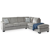 Altari Fabric 2 pc Sectional Sofa