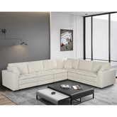 919757- Sectional in Beige