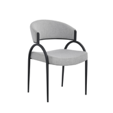 93111- Dining Chair, Set Of 2 ,in Crey /Black