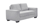 Renoux Loveseat Light Grey Chenille