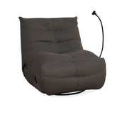 Ava Monaco Fabric Recliner Grey