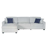 Amaya Sectional Sand Linen Fabric