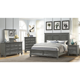 Hamilton Bedroom Set in Grey.