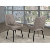 C-1315Y-1 Dining Chair, Set Of 2 , Antique Brown