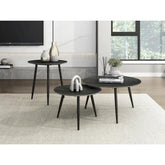 Alaina 3Pc Coffee Table Set 3697BK Mazin