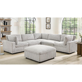 Colton Modular Sectional – Mink Fabric