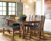 Ralene 6Pc Dining Set in Medium Brown | Signature Design by Ashley