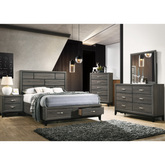 FB-0170D - 8PC Queen Bedroom Set in Grey