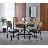 Fideo Dining Set in Brown