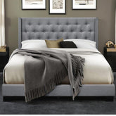 Jomar Bed in Grey