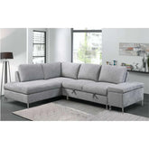 9022 Sofa Bed Sectional with Storage Bench IF