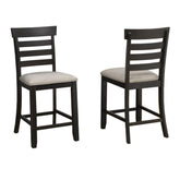 Counter Bar Stool, Set of 2 in Espresso TN-270CSC