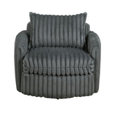 Tomball Accent Chair in Dark Grey