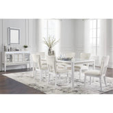 Chalanna Dining Set in White | Signature Design by Ashley
