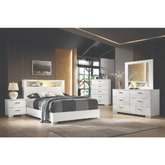 Elaine Bedroom Set In White.