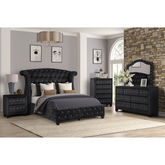 Sophia Bedroom Set in Black.