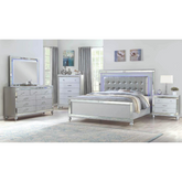 Sterling Bedroom Set in Silver.