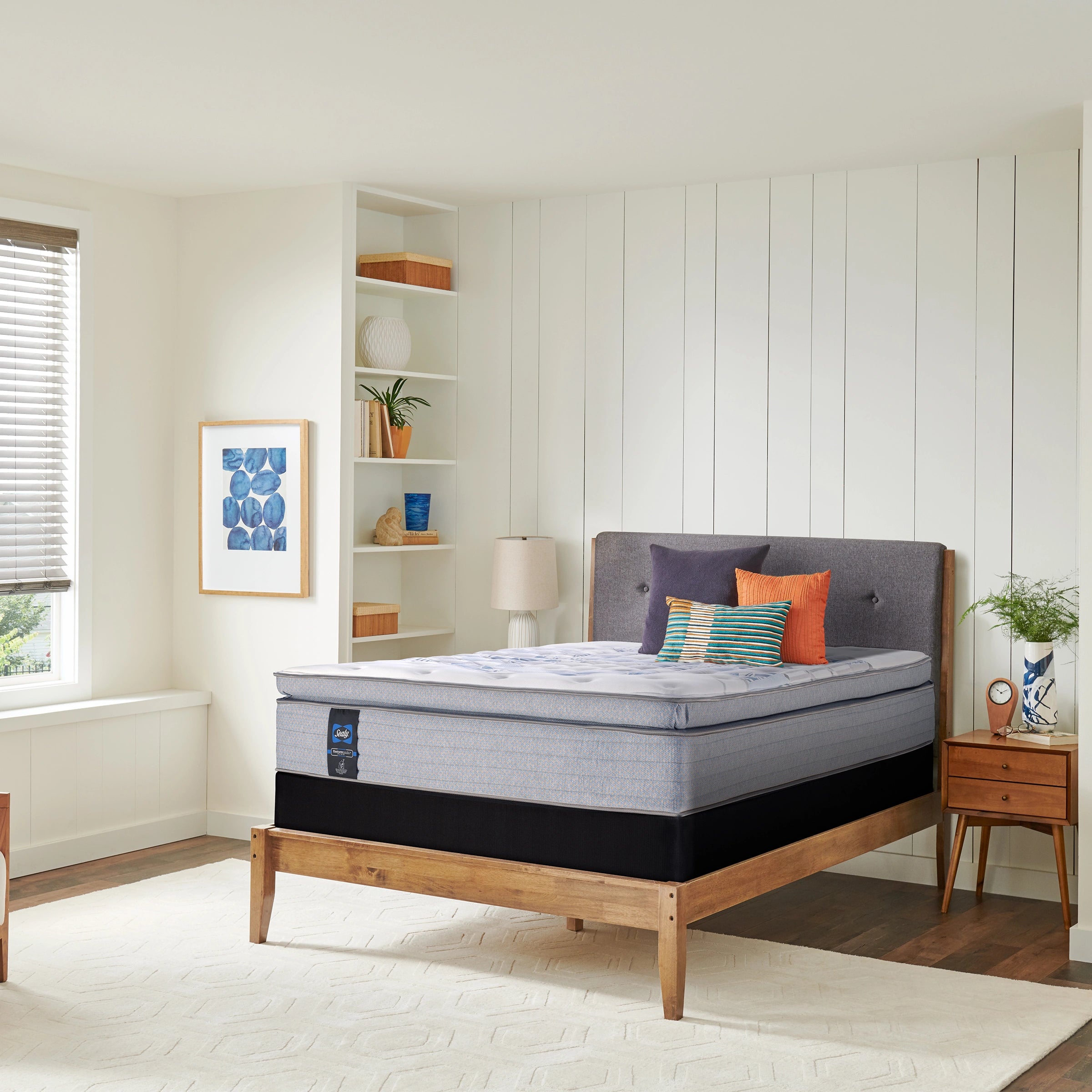 Posturepedic Plus Sabine 14" Wrapped Coil Soft Euro Pillow Top Mattress