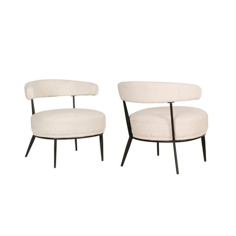 11341-Accent Chair in Cream