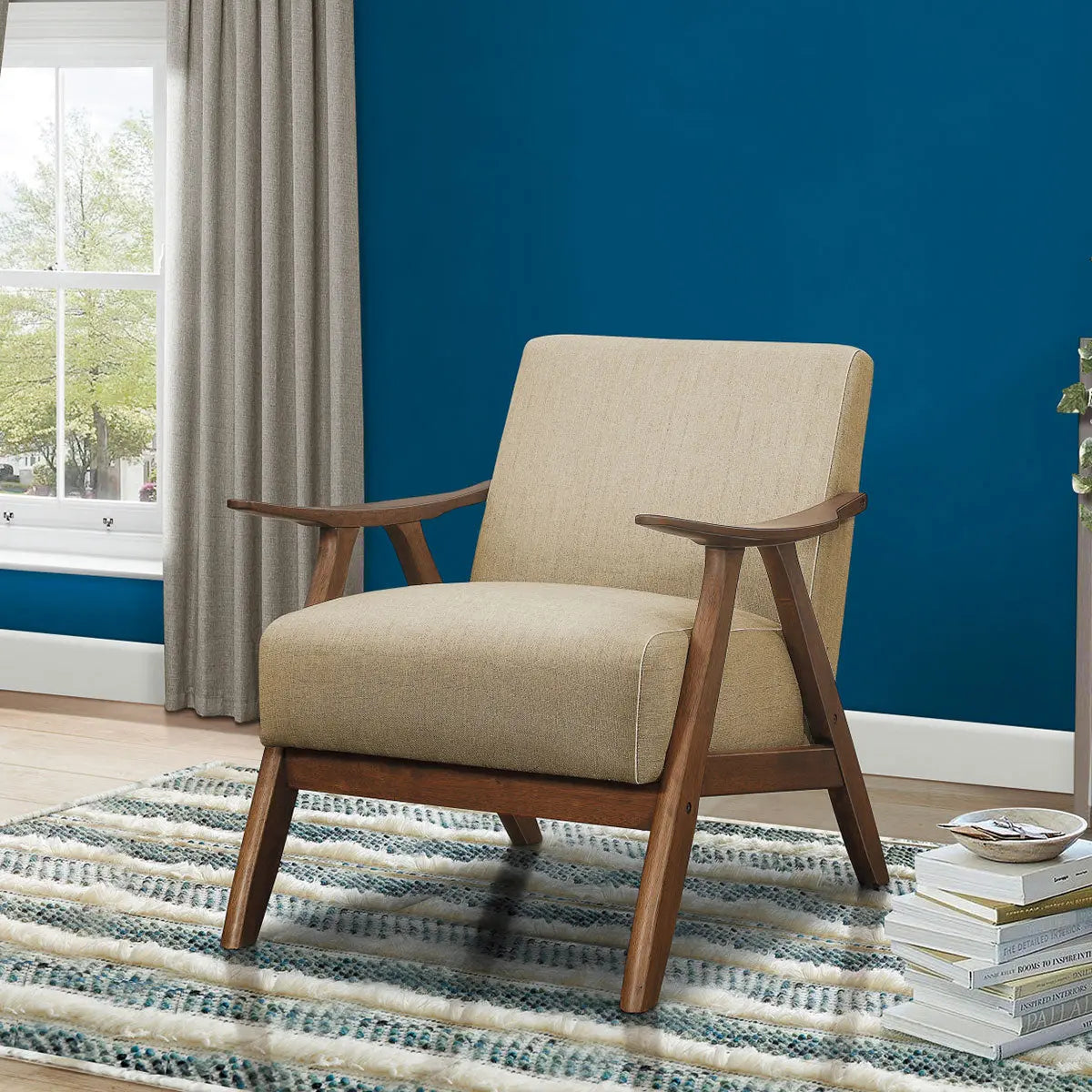 Damala Collection Fabric Chair 1138 - Mazin