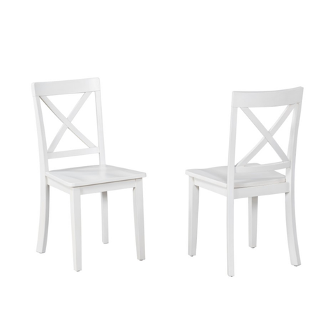 122325-Dining Chair,Set OF 2 in Antique White