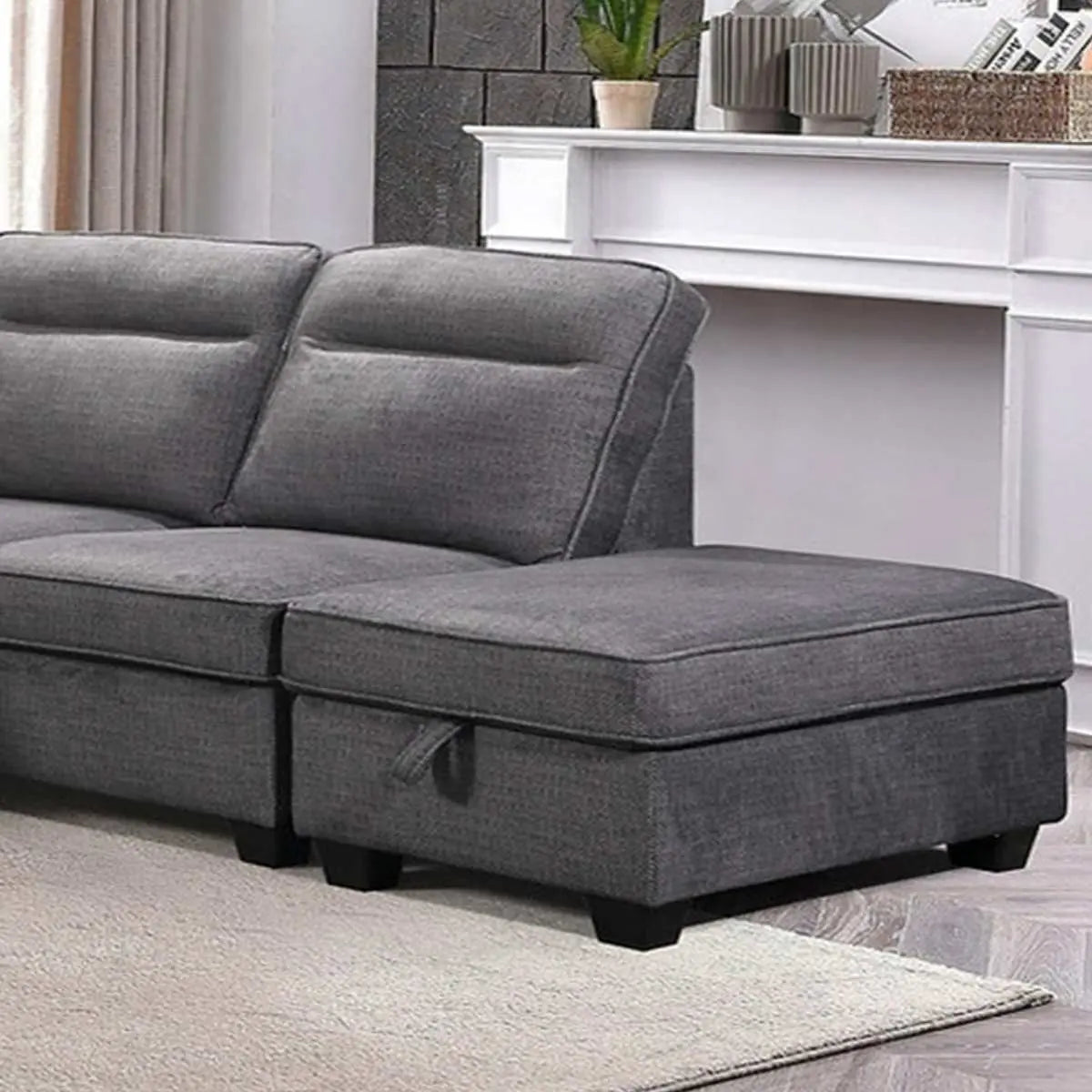 9010 Sofa Bed Sectional in Grey IF