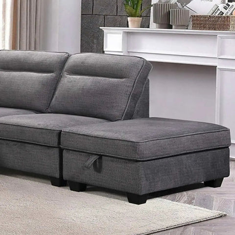 9010 Sofa Bed Sectional in Grey IF