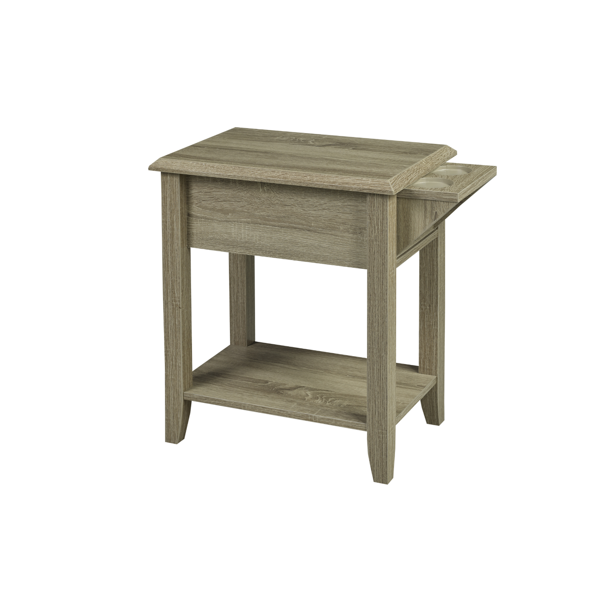 Accent Table in Dark Taupe 172146