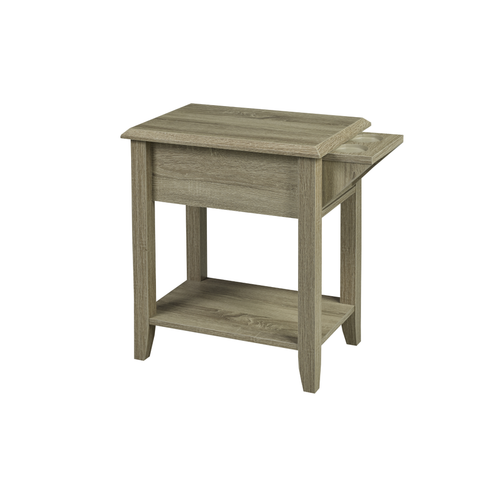 Accent Table in Dark Taupe 172146