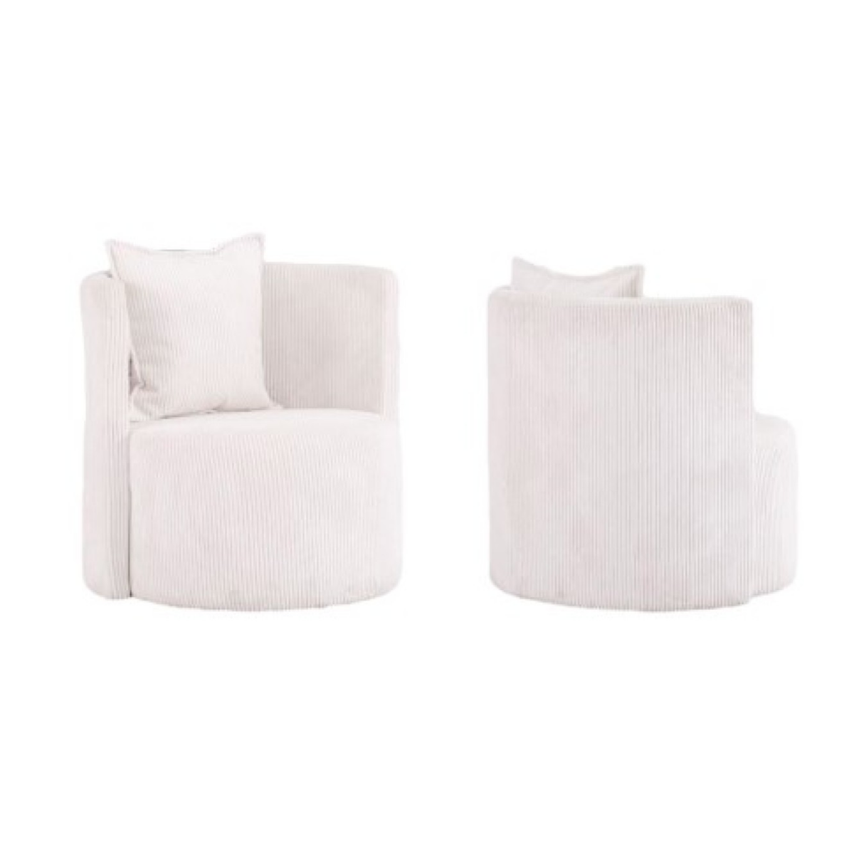 19251 Accent Chair in White