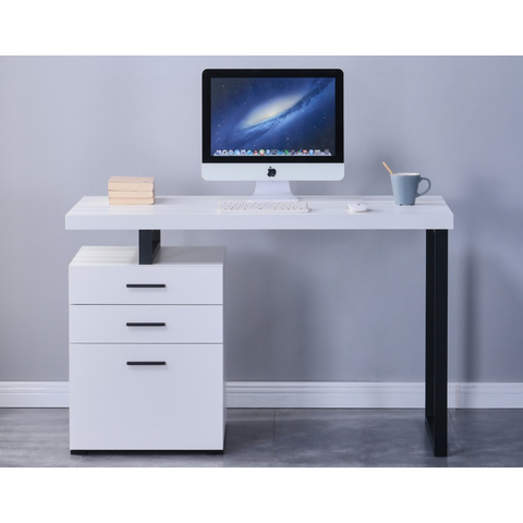 2196-Office Desk in White
