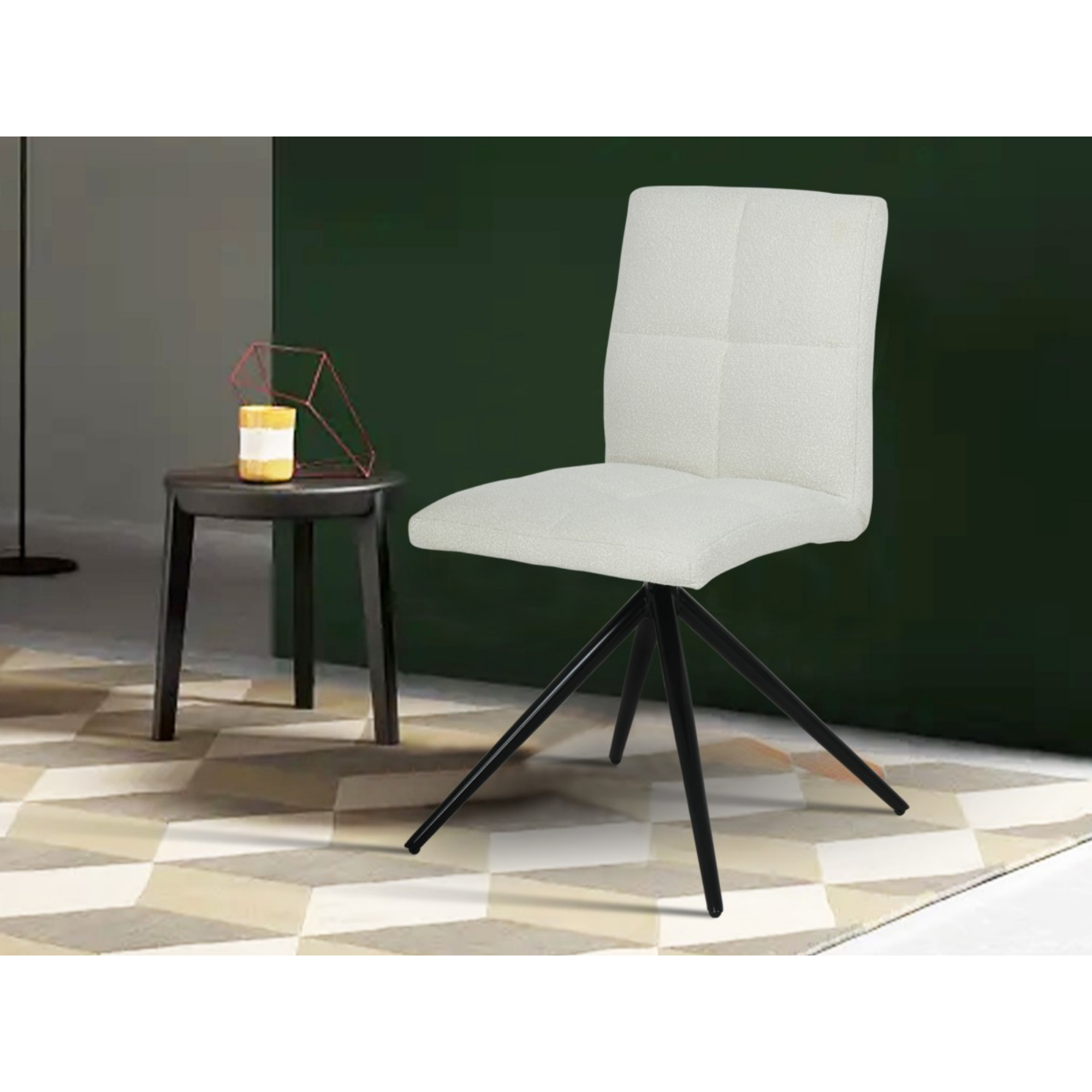22137 -Dining Chair, Set Of 2, White