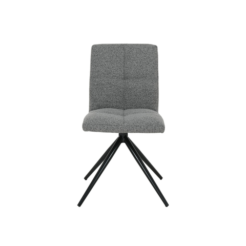 22138 -Dining Chair, Set Of 2, Dark Grey