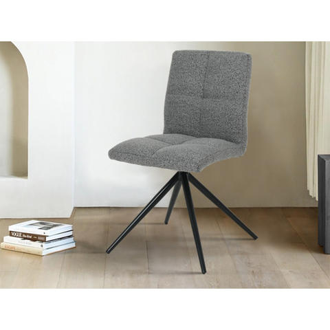 22138 -Dining Chair, Set Of 2, Dark Grey