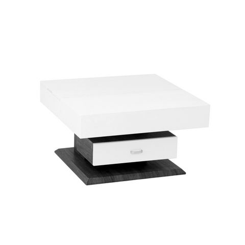 226-02- Coffee Table in White /Grey