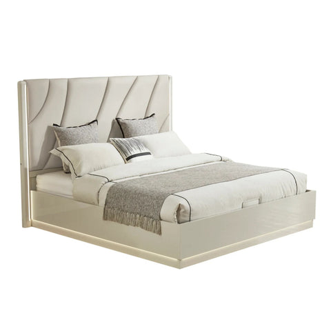 6 Pc Bedroom set Beige 2406